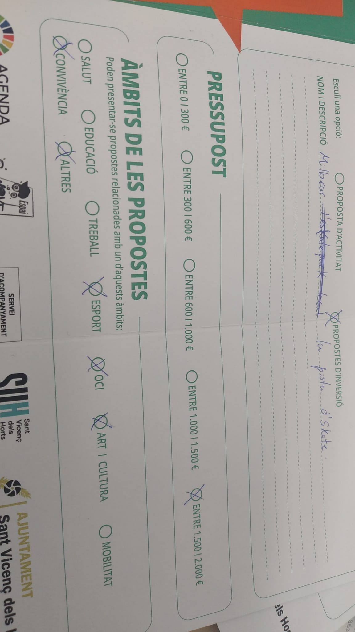 Imagen para los medios: Millorar la pista d'skate de Sant Vicenç dels Horts