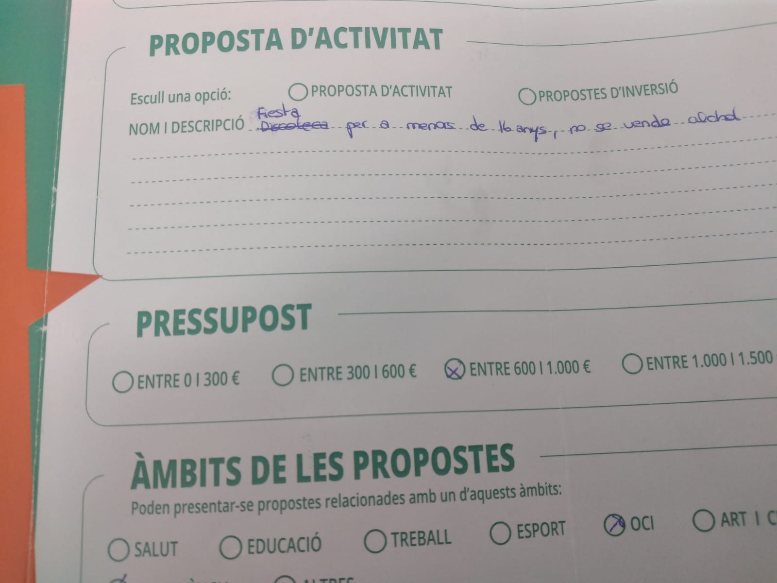Imagen para los medios: Festa per a menors de 16 anys 