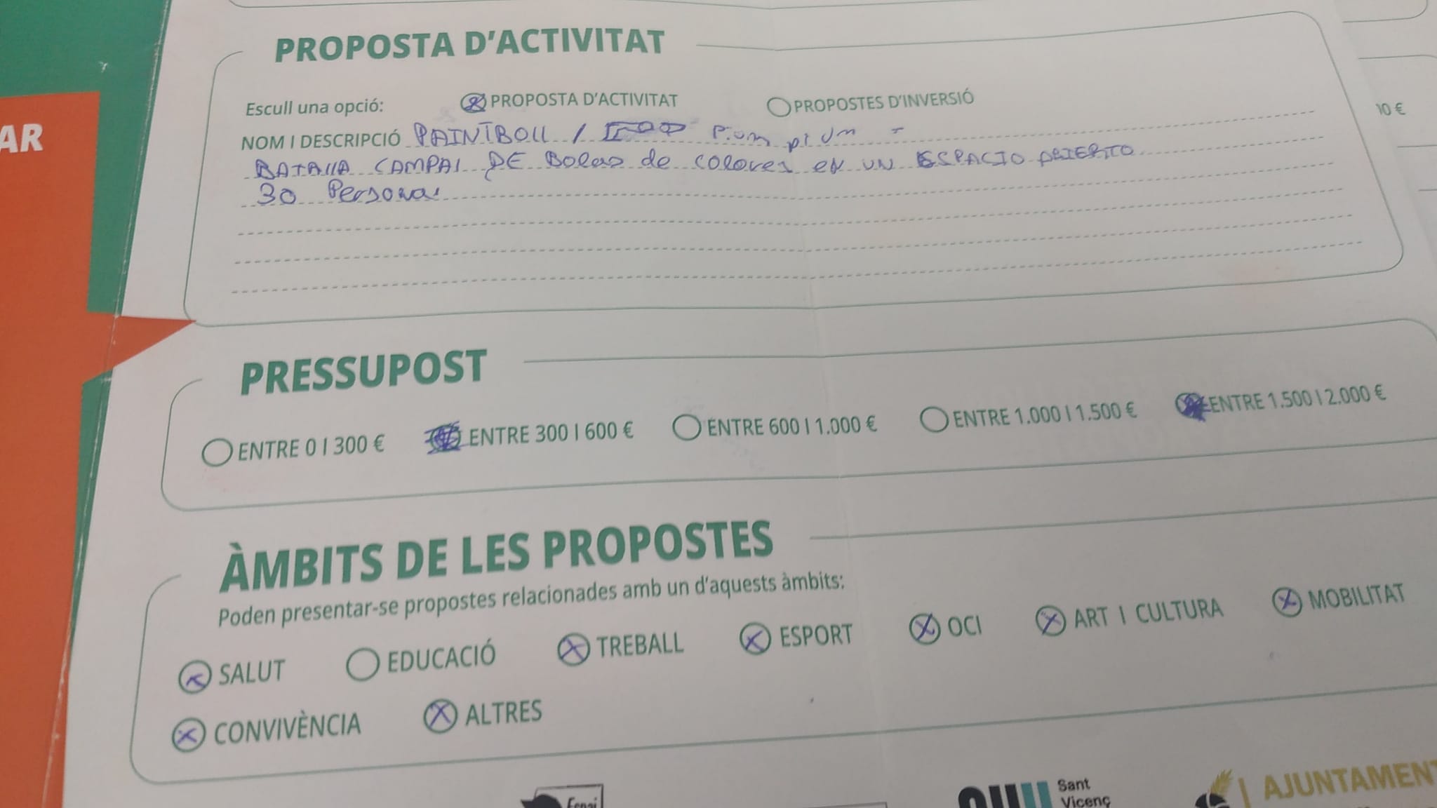 Imatge pels mitjans: Activitat de Paintball